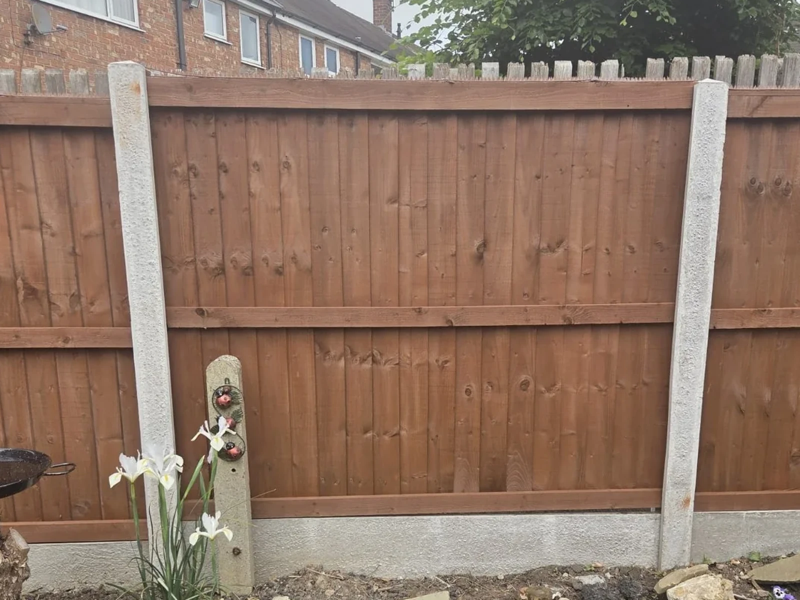 Fence transformation after OCD Services work