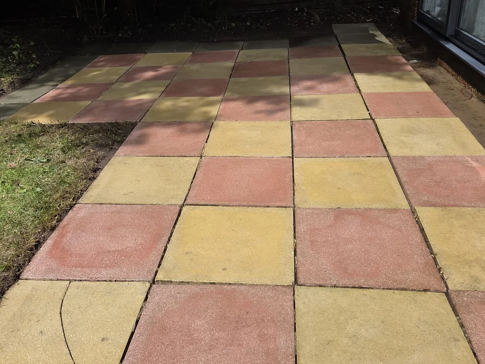 Patio restoration after OCD Services work