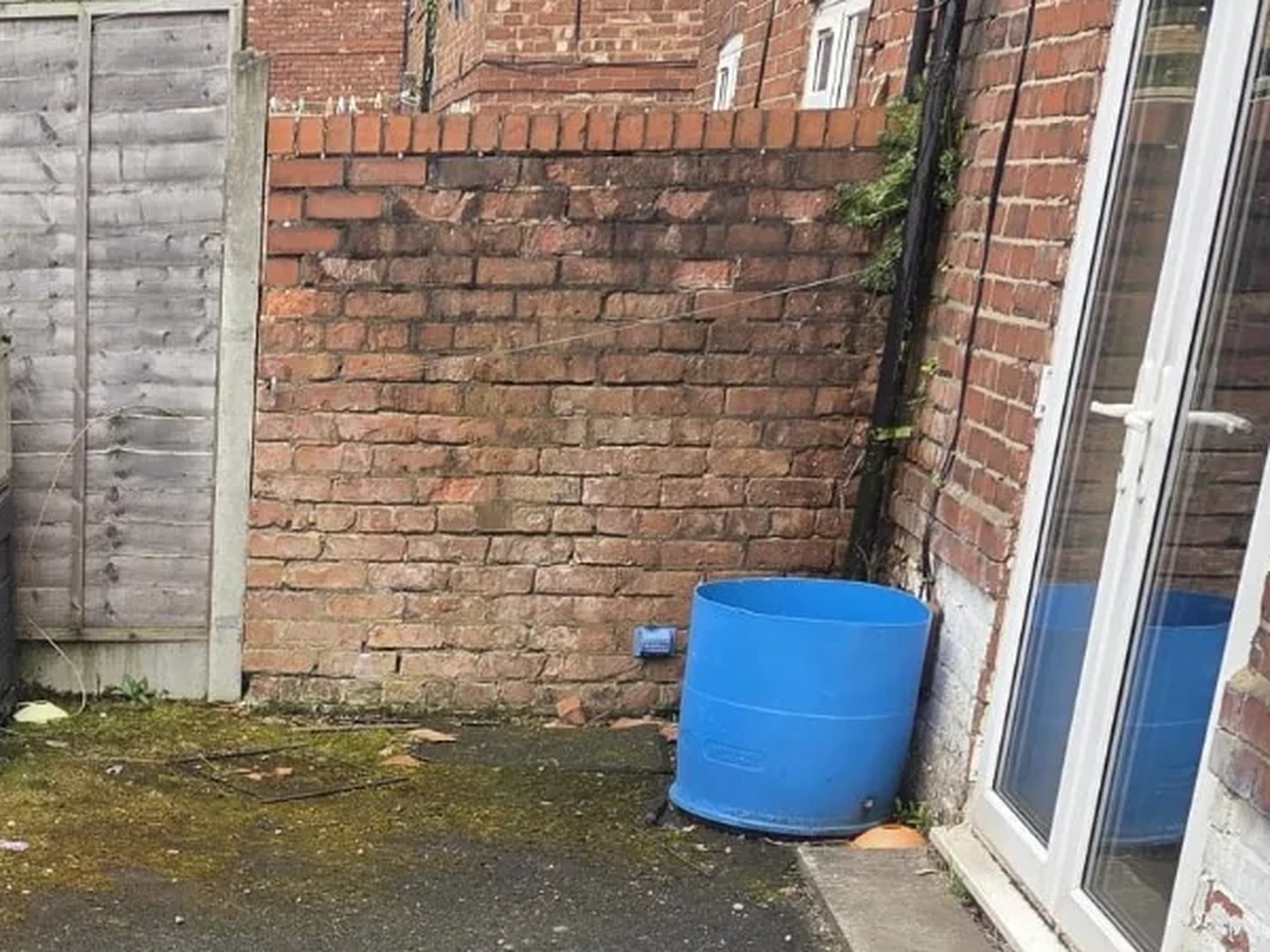 Driveway clean before OCD Services work